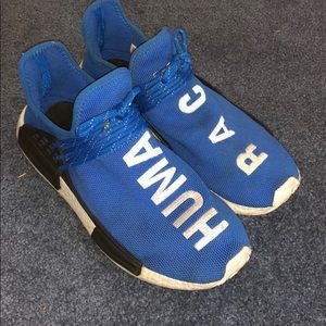 Pharell Williams Adidas Human Race NMD Blue Shoe